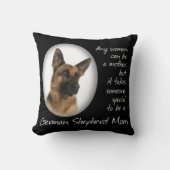 ジャーマン・シェパードのお母さんの枕 クッション (正面)