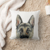 ジャーマン・シェパードのオリジナルの枕 クッション (ブランケット)