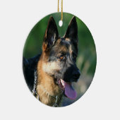 ジャーマン・シェパードのオーナメント セラミックオーナメント (右)