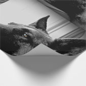 ジャーマン・シェパードのギフトの包装紙 ラッピングペーパー (角)