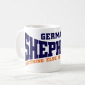 ジャーマン・シェパードのマグ コーヒーマグカップ (正面左)