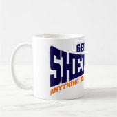 ジャーマン・シェパードのマグ コーヒーマグカップ (左)