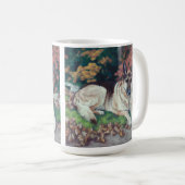 ジャーマン・シェパードのマグ コーヒーマグカップ (正面右)