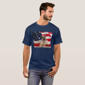 ジャーマン・シェパードのワイシャツ Tシャツ (正面フル)