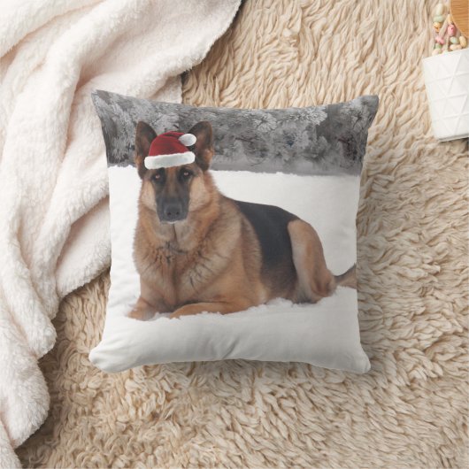 ジャーマン・シェパードの休日の装飾用クッション クッション (ブランケット)
