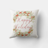 ジャーマン・シェパードの休日の装飾用クッション クッション (裏面)