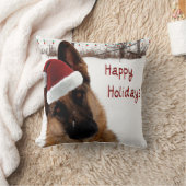 ジャーマン・シェパードの休日の装飾用クッション クッション (ブランケット)