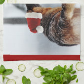 ジャーマン・シェパードの休日 キッチンタオル (折り畳み)