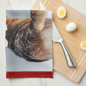 ジャーマン・シェパードの休日 キッチンタオル (四つ折り)