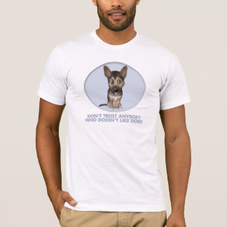 ジャーマン・シェパードの信頼 Tシャツ