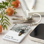 ジャーマン・シェパードの写真 キーホルダー (正面右)