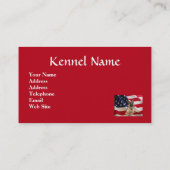 ジャーマン・シェパードの名刺 名刺 (裏面)