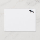 ジャーマン・シェパードの名刺 名刺 (裏面)