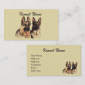 ジャーマン・シェパードの名刺 名刺 (正面/裏面)