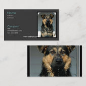 ジャーマン・シェパードの名刺 名刺 (正面/裏面)