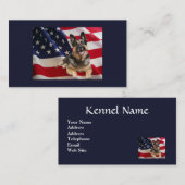 ジャーマン・シェパードの名刺 名刺 (正面/裏面)