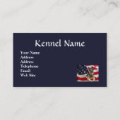 ジャーマン・シェパードの名刺 名刺 (裏面)