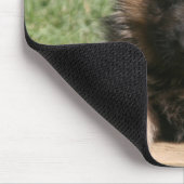 ジャーマン・シェパードの子犬 マウスパッド (コーナー)