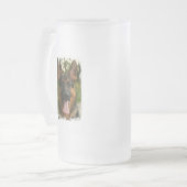 ジャーマン・シェパードの曇らされたビールのジョッキ フロストグラスビールジョッキ (正面左)