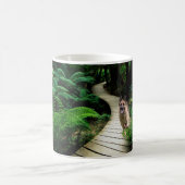 ジャーマン・シェパードの熱帯雨林 モーフィングマグカップ (中央)