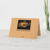 ジャーマン・シェパードの父の日カード カード (裏面)