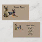 ジャーマン・シェパードの相棒の名刺 名刺 (正面/裏面)