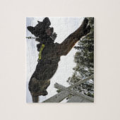 ジャーマン・シェパードの警察犬の訓練 ジグソーパズル (縦)