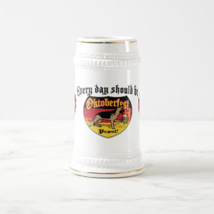 ジャーマン・シェパードのBierの猟犬 ビールジョッキ