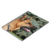 ジャーマン・シェパードのHeadshot 1 ノートブック (左側)