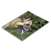 ジャーマン・シェパードのHeadshot 3 ノートブック (左側)