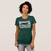 ジャーマン・シェパードのTシャツ Tシャツ (正面フル)