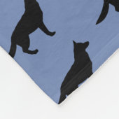 ジャーマン・シェパードは色を選びます フリースブランケット (角)