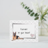 ジャーマン・シェパードペットシンパシー喪失 ポストカード (スタンド正面)