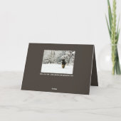 ジャーマン・シェパードペット損失の悔やみや弔慰 カード (裏面)