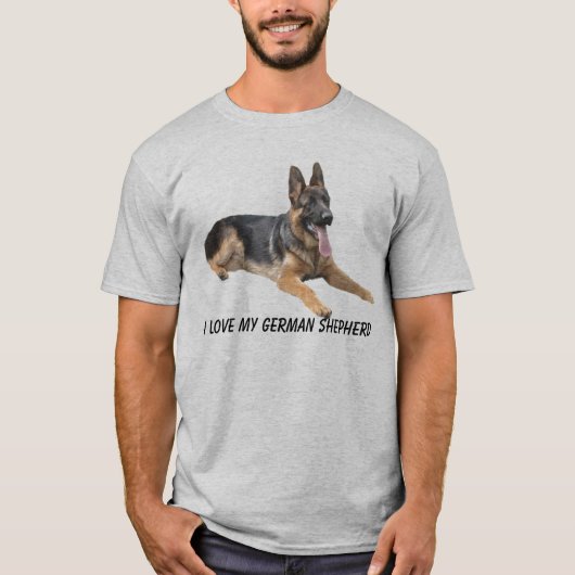 ジャーマン・シェパード愛Tシャツ Tシャツ (正面)