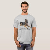 ジャーマン・シェパード愛Tシャツ Tシャツ (正面フル)