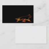 ジャーマン・シェパード犬が付いている名刺 名刺 (正面/裏面)