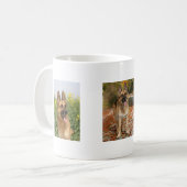 ジャーマン・シェパード犬のマグ コーヒーマグカップ (正面左)