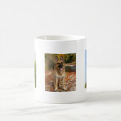 ジャーマン・シェパード犬のマグ コーヒーマグカップ (中央)