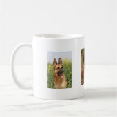 ジャーマン・シェパード犬のマグ コーヒーマグカップ (左)