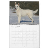 ジャーマン・シェパード犬の壁掛けカレンダー カレンダー (2月 2027)