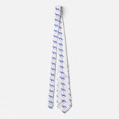 ジャーマン・シェパード犬の水彩画 ネクタイ (裏面)