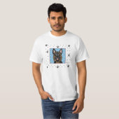 ジャーマン・シェパード犬のTシャツおよびギフト Tシャツ (正面フル)
