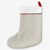 ジャーマン・シェパード犬ライト黒およびタンのカスタム スモールクリスマスストッキング (裏面)