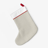 ジャーマン・シェパード犬ライト黒およびタンのカスタム スモールクリスマスストッキング (裏面 (吊り時))