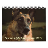 ジャーマン・シェパード犬2013のカレンダー カレンダー (カバー)