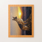 ジャーマン・シェパード犬 ジグソーパズル (縦)