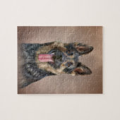 ジャーマン・シェパード犬 ジグソーパズル (横)