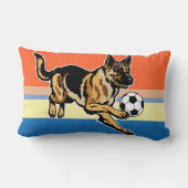 ジャーマン・シェパード犬 ランバークッション (裏面)