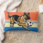 ジャーマン・シェパード犬 ランバークッション (ブランケット)